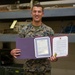 Marine from Palm Beach Florida awarded Service Person of the Quarter