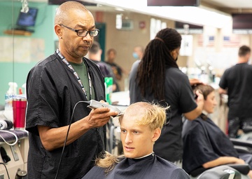 New cadets endure the trials of Reception Day