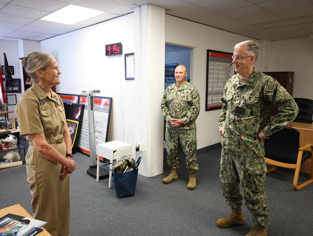 Naval Medical Forces Pacific Commander Visits Navy Talent Acquisition Group New England