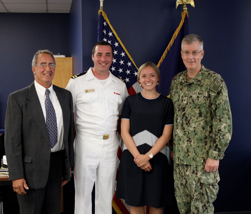 Naval Medical Forces Pacific Commander Visits Navy Talent Acquisition Group New England