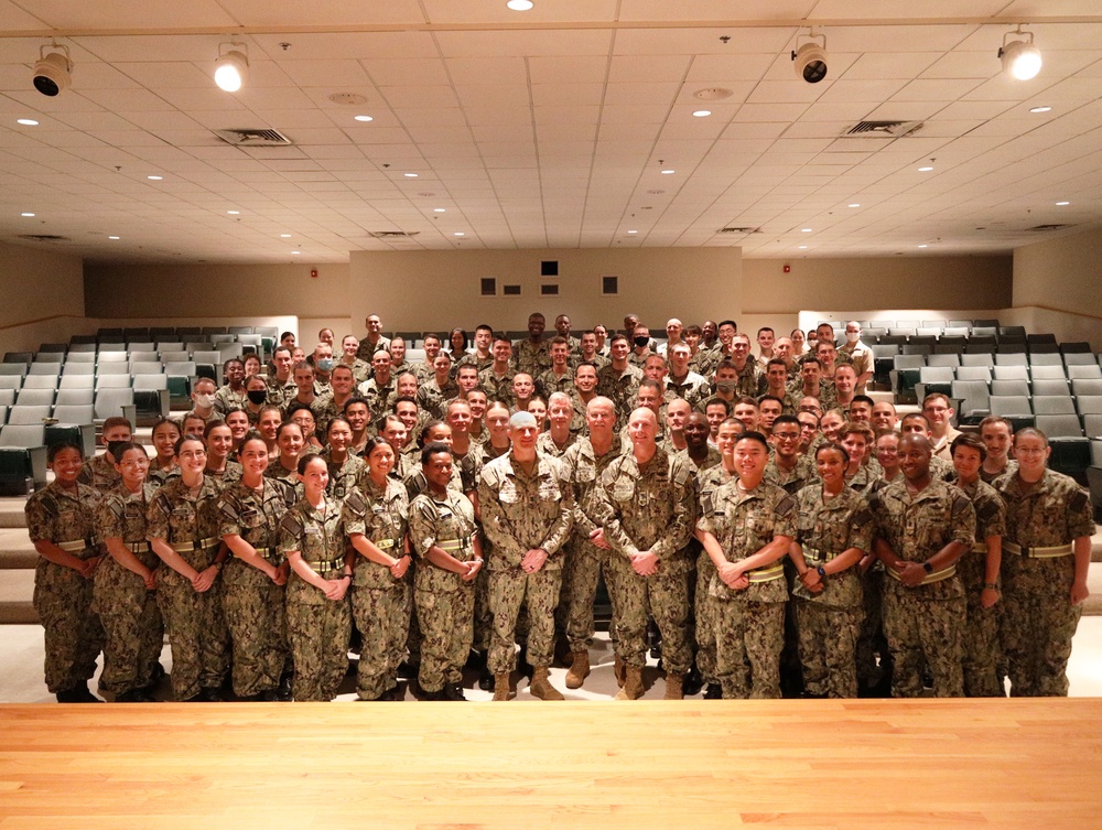 Navy Medicine Leaders Visit Students at Officer Development School