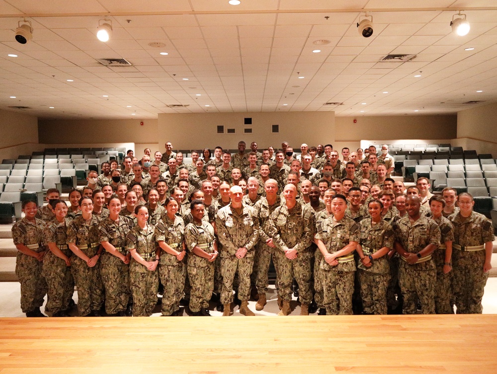 Navy Medicine Leaders Visit Students at Officer Development School