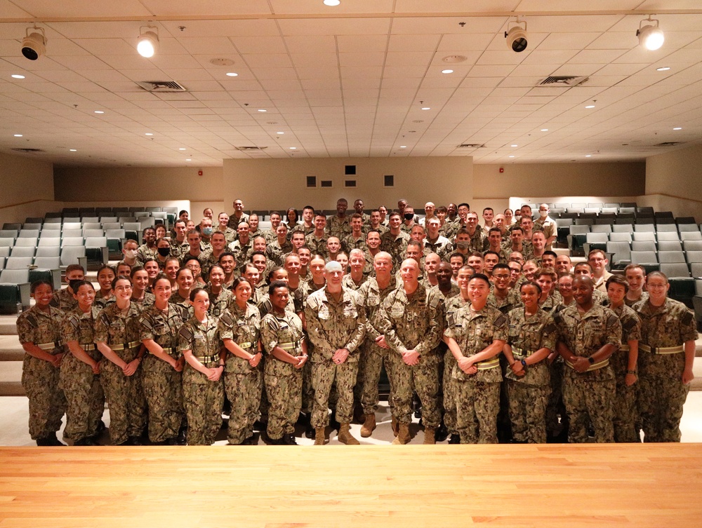 Navy Medicine Leaders Visit Students at Officer Development School