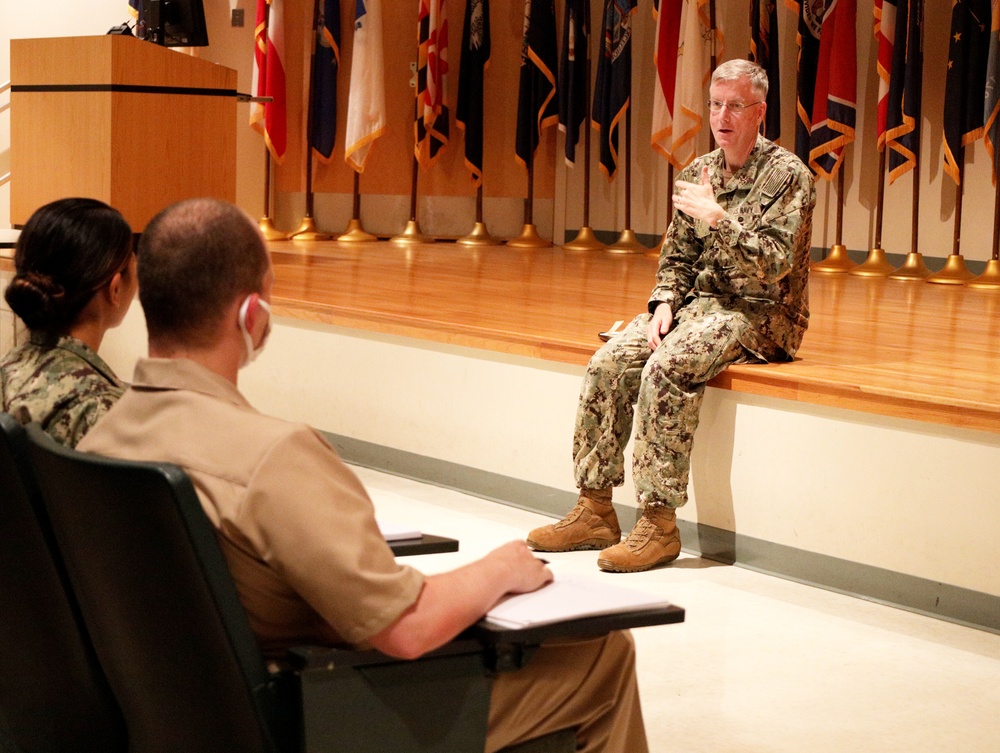 Navy Medicine Leaders Visit Students at Officer Development School