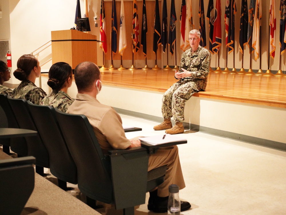 Navy Medicine Leaders Visit Students at Officer Development School