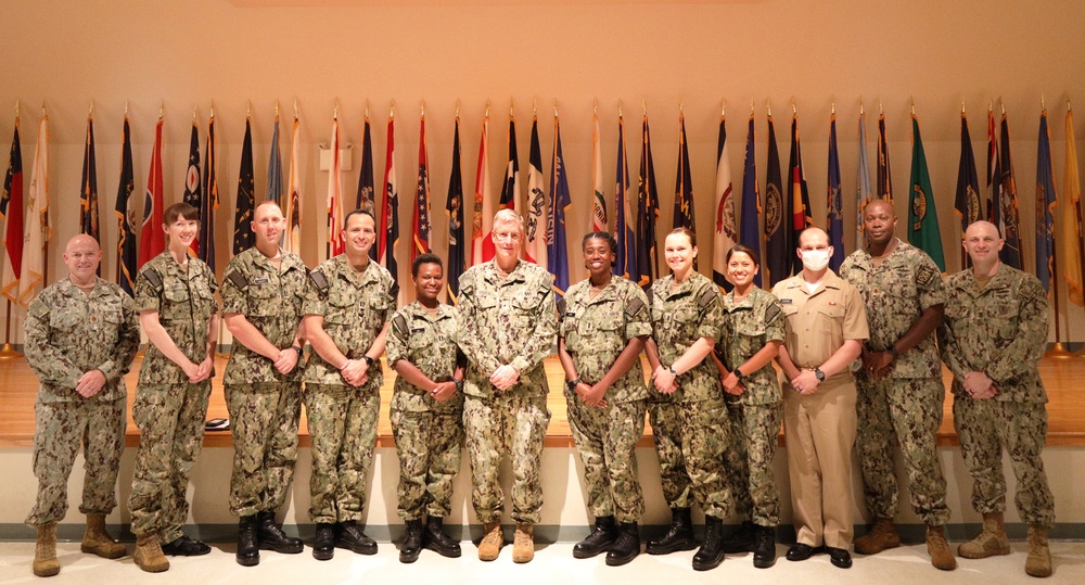 Navy Medicine Leaders Visit Students at Officer Development School