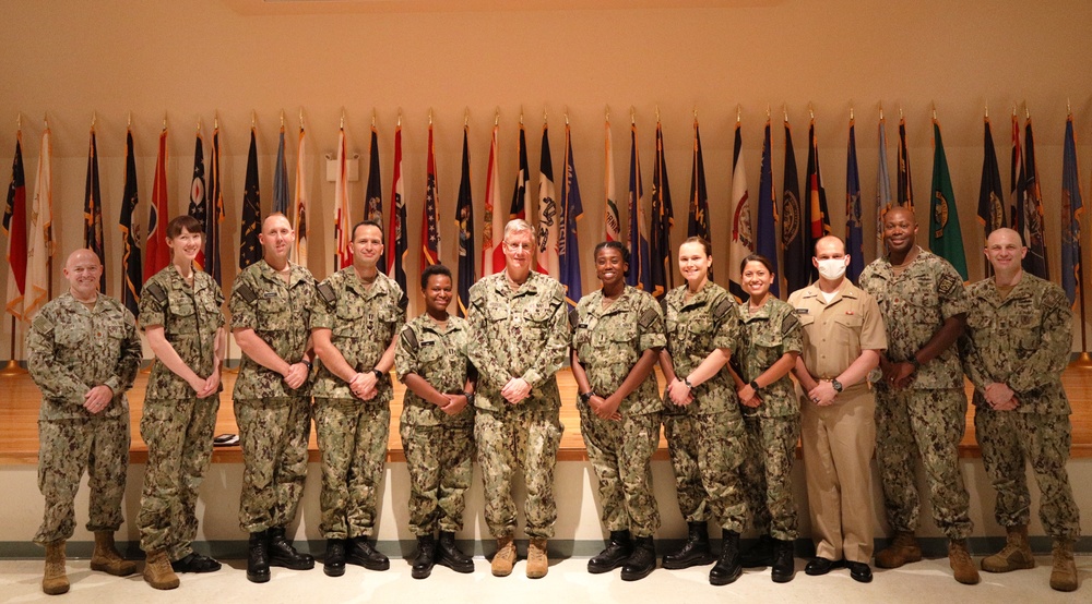 Navy Medicine Leaders Visit Students at Officer Development School