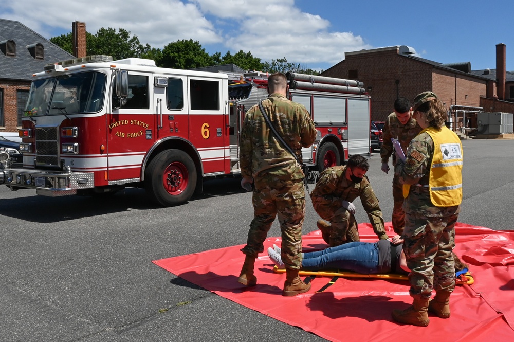 Chapel participates in active shooter exercise on JBLE