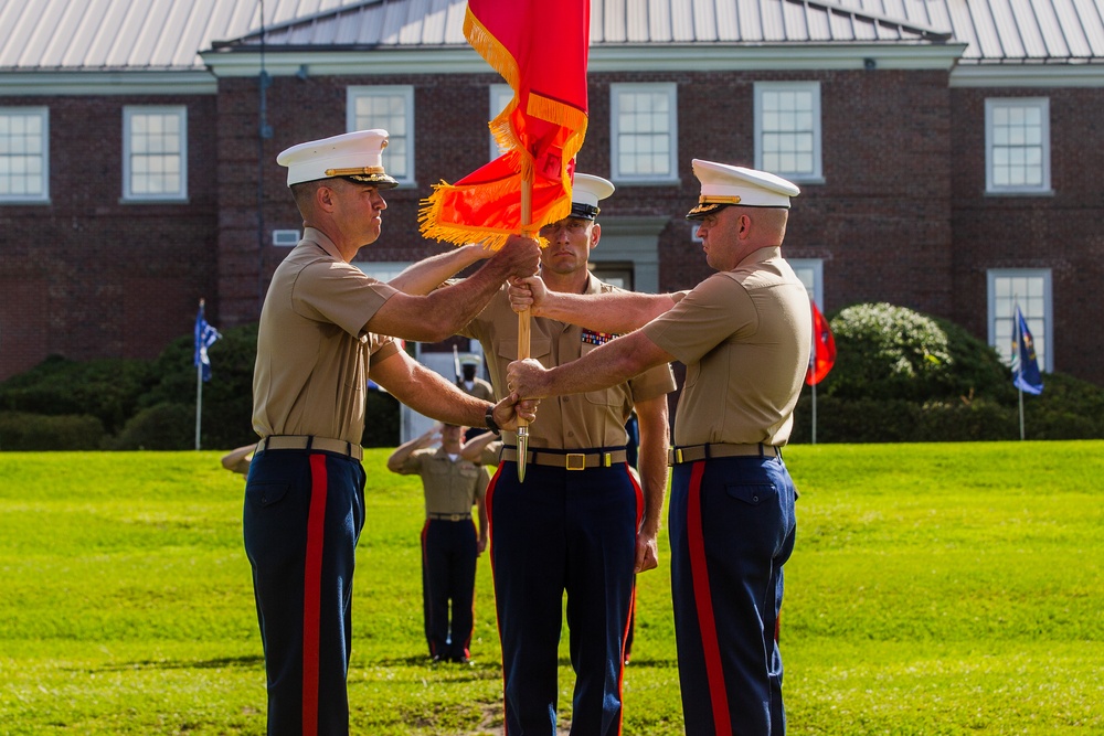 Combat Logistics Battalion 22 Change of Command Ceremony