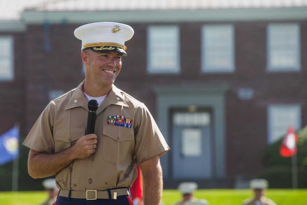 Combat Logistics Battalion 22 Change of Command Ceremony