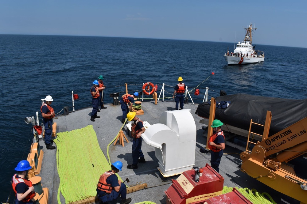 Coast Guard Cutter Campbell arrives in Boston after 36-day fisheries patrol