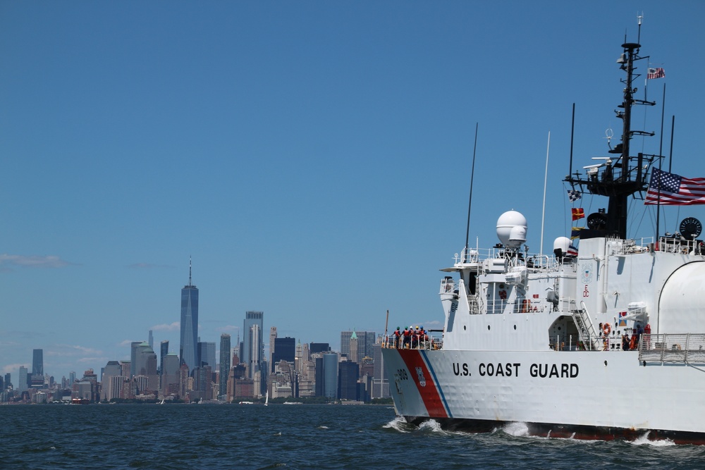 Coast Guard Cutter Campbell arrives in Boston after 36-day fisheries patrol