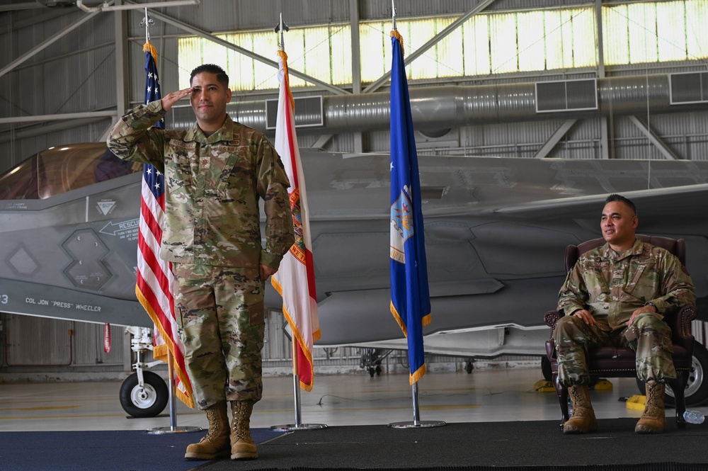 33rd Maintenance Squadron welcomes new commander