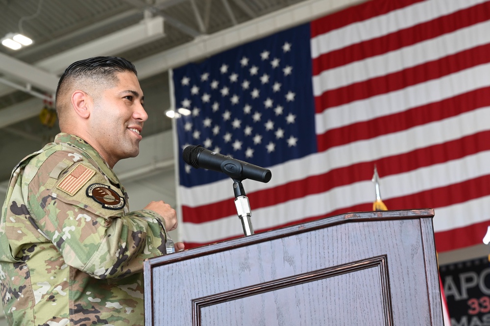 33rd Maintenance Squadron welcomes new commander