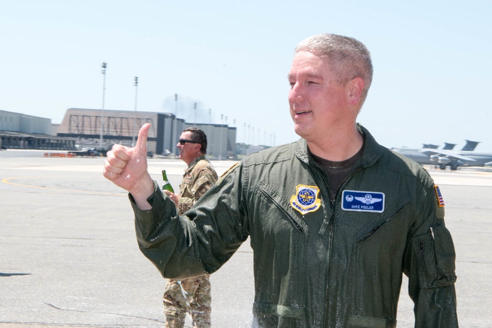 Peeler takes final flight as 436th OG commander