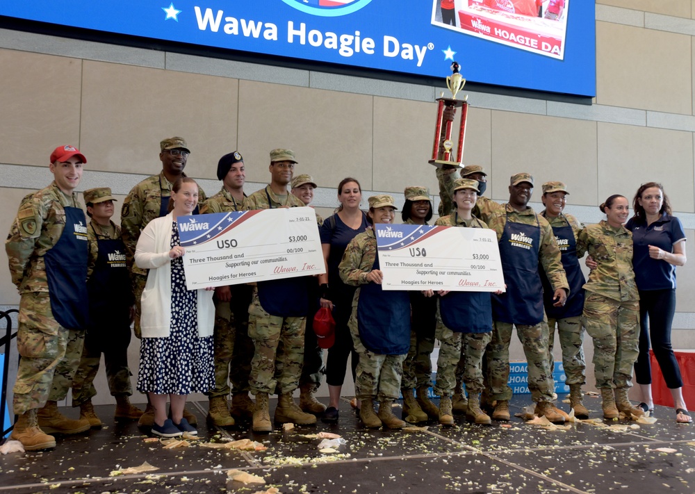 Heroes and Hoagies in support of the USO