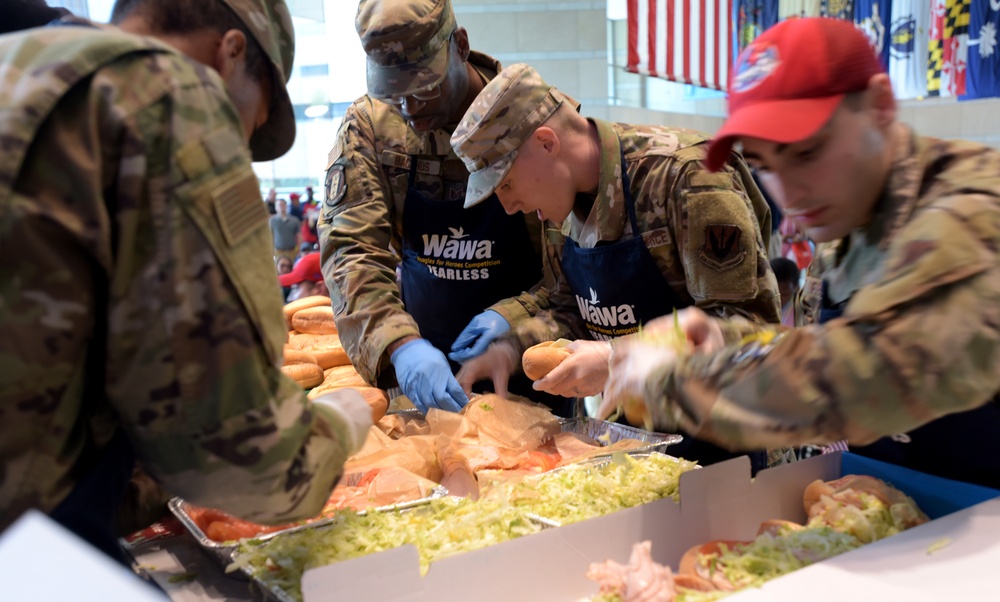Heroes and Hoagies in support of the USO