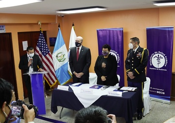 U.S. military and CDC donate vaccine freezers to Guatemala City