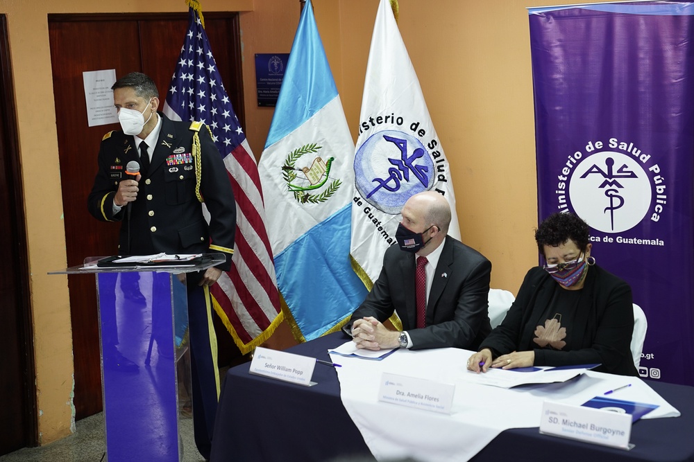 U.S. military and CDC donate vaccine freezers to Guatemala City