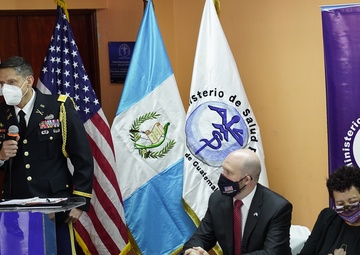 U.S. military and CDC donate vaccine freezers to Guatemala City