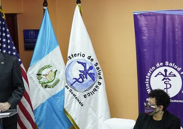 U.S. military and CDC donate vaccine freezers to Guatemala City