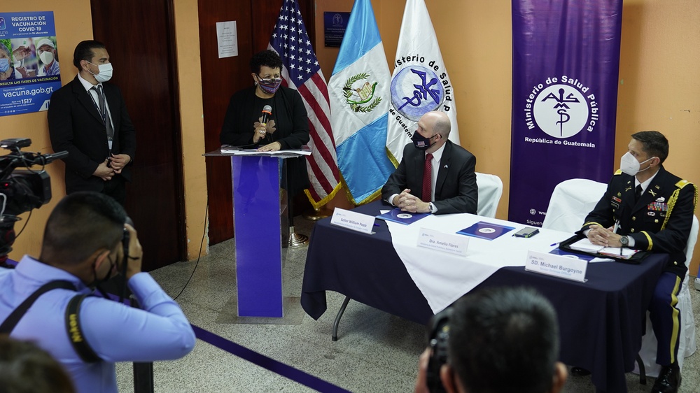 U.S. military and CDC donate vaccine freezers to Guatemala City