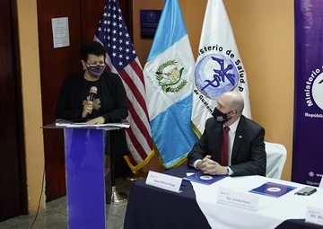 U.S. military and CDC donate vaccine freezers to Guatemala City