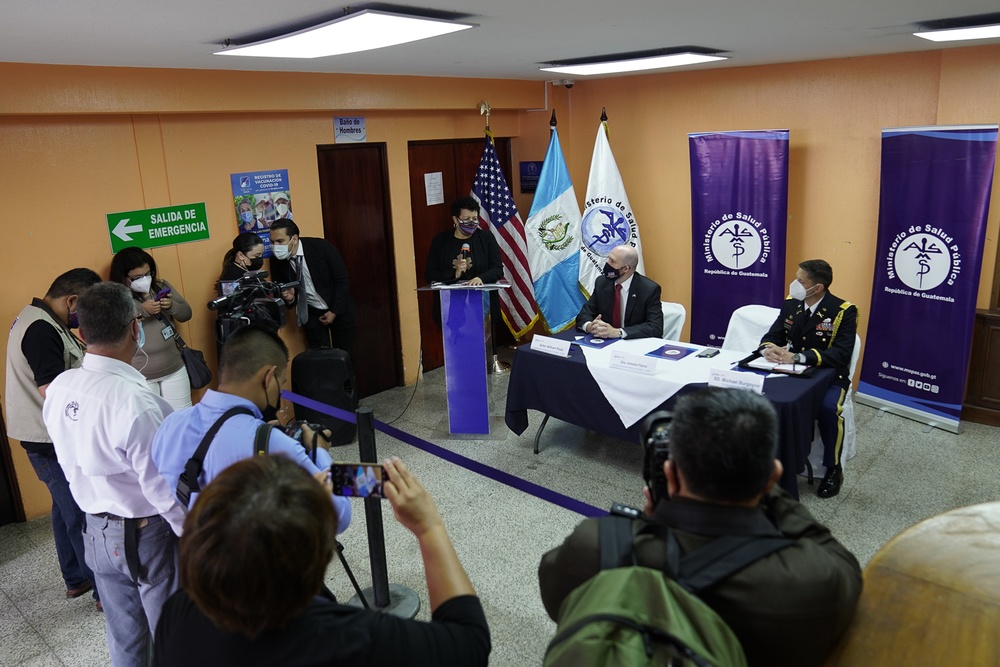 U.S. military and CDC donate vaccine freezers to Guatemala City