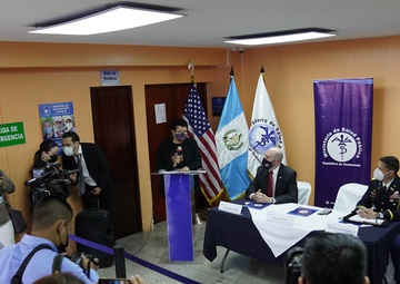 U.S. military and CDC donate vaccine freezers to Guatemala City