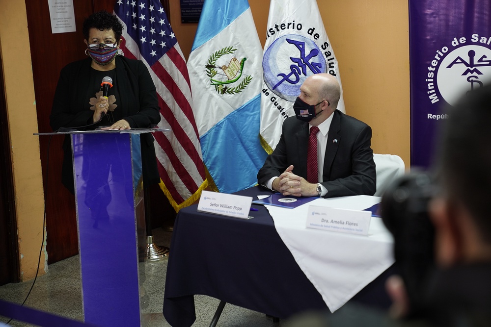 U.S. military and CDC donate vaccine freezers to Guatemala City
