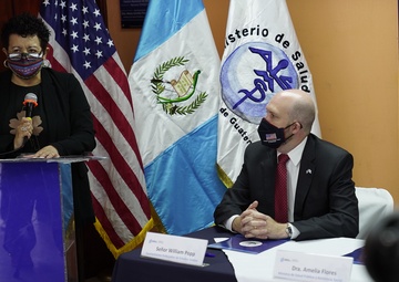 U.S. military and CDC donate vaccine freezers to Guatemala City