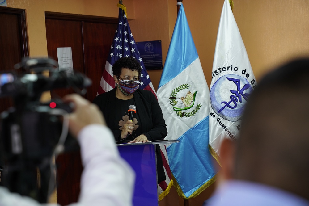 U.S. military and CDC donate vaccine freezers to Guatemala City