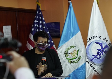 U.S. military and CDC donate vaccine freezers to Guatemala City