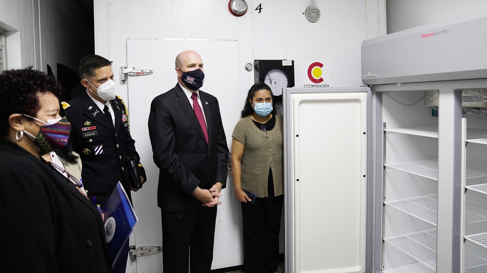 U.S. military and CDC donate vaccine freezers to Guatemala City