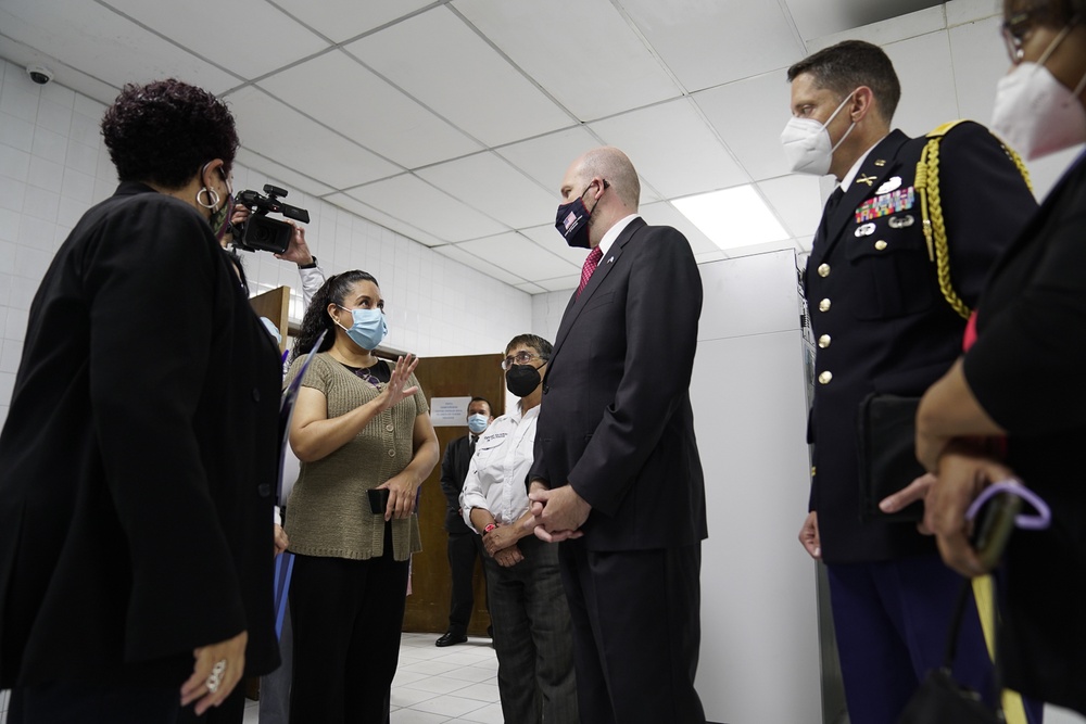 U.S. military and CDC donate vaccine freezers to Guatemala City
