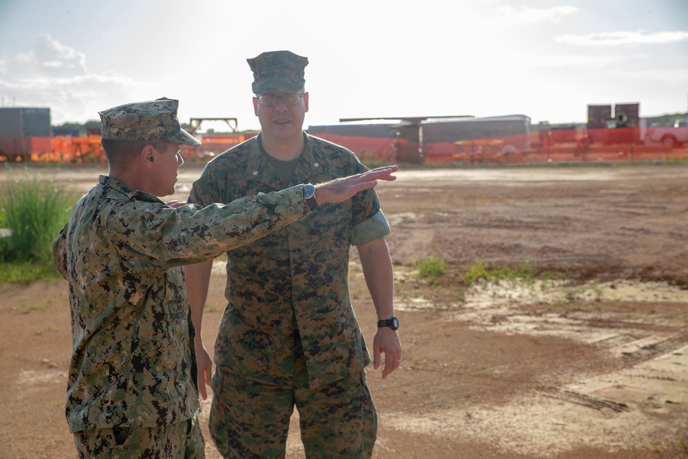 Marine Corps Installations Command senior leaders visit Marine Corps Base Camp Blaz