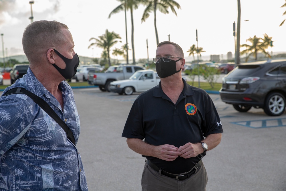 Marine Corps Installations Command senior leaders visit Marine Corps Base Camp Blaz