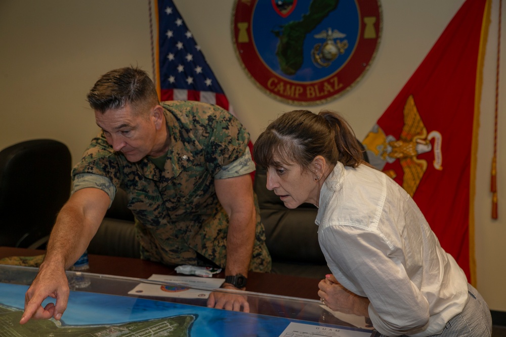 Marine Corps Installations Command senior leaders visit Marine Corps Base Camp Blaz