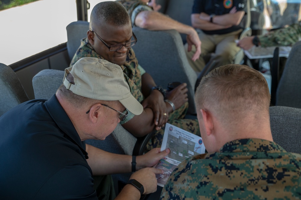 Marine Corps Installations Command senior leaders visit Marine Corps Base Camp Blaz