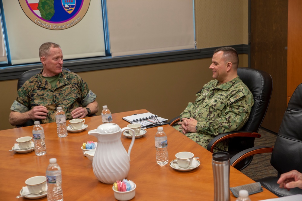 Marine Corps Installations Command senior leaders visit Marine Corps Base Camp Blaz