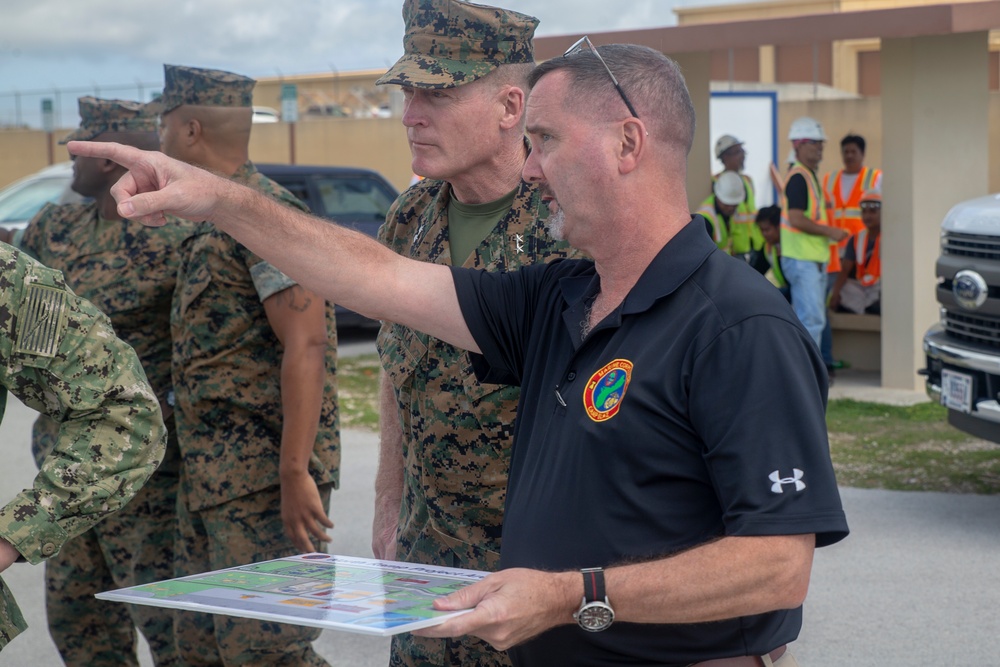 Marine Corps Installations Command senior leaders visit Marine Corps Base Camp Blaz