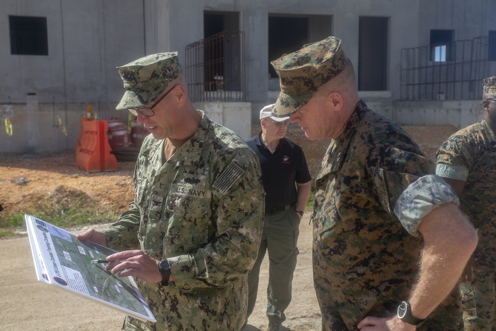 Marine Corps Installations Command senior leaders visit Marine Corps Base Camp Blaz