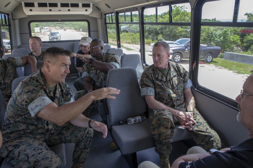 Marine Corps Installations Command senior leaders visit Marine Corps Base Camp Blaz