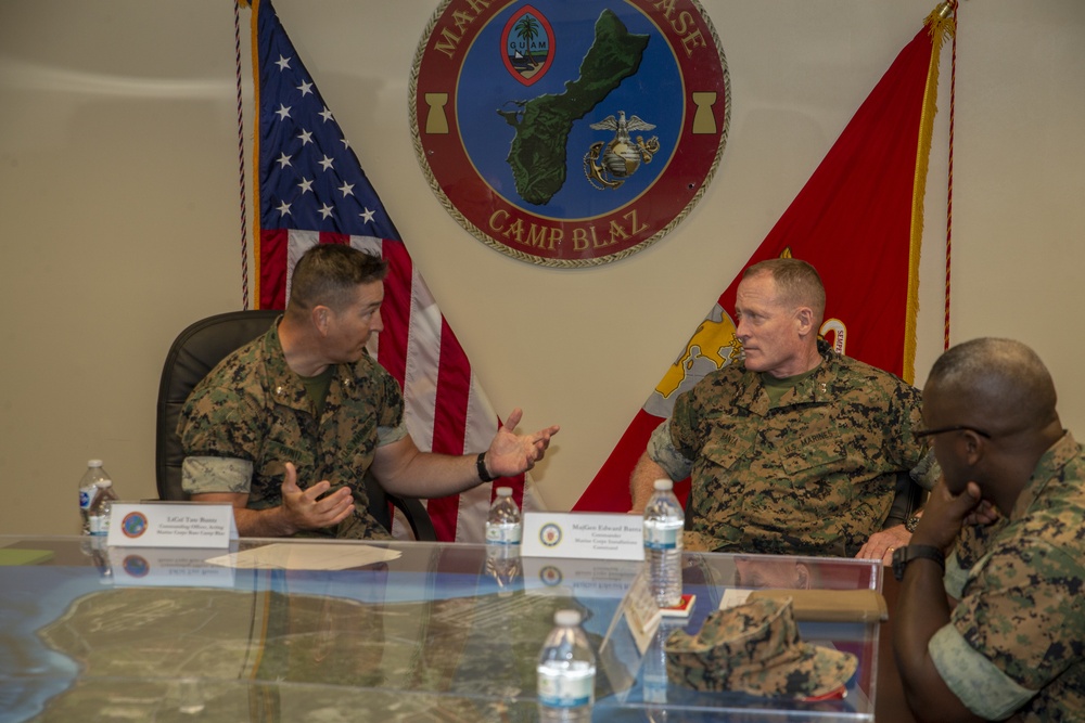 Marine Corps Installations Command senior leaders visit Marine Corps Base Camp Blaz