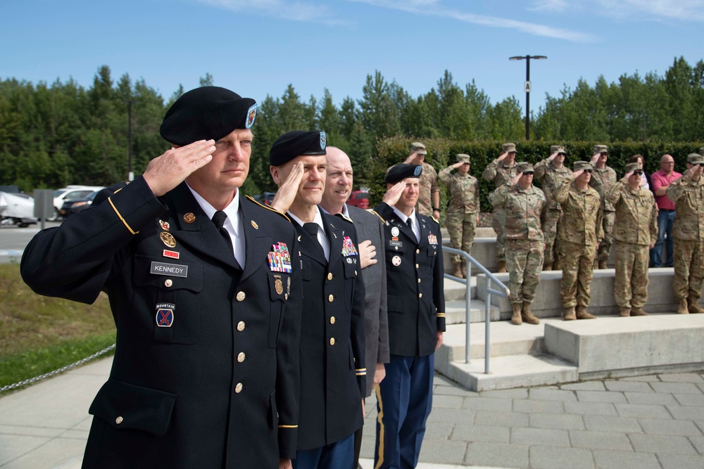 Sgt. Major Andrew Kennedy promotion ceremony