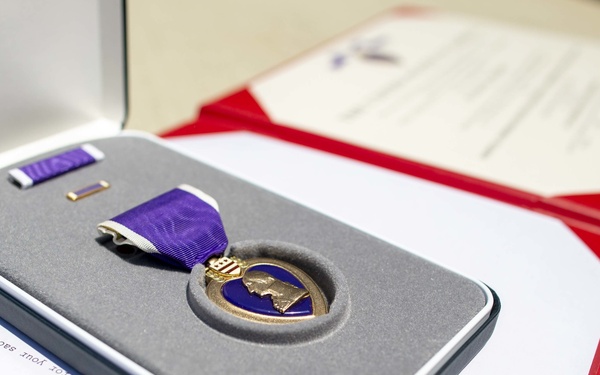 Division Sailor Receives Purple Heart Medal