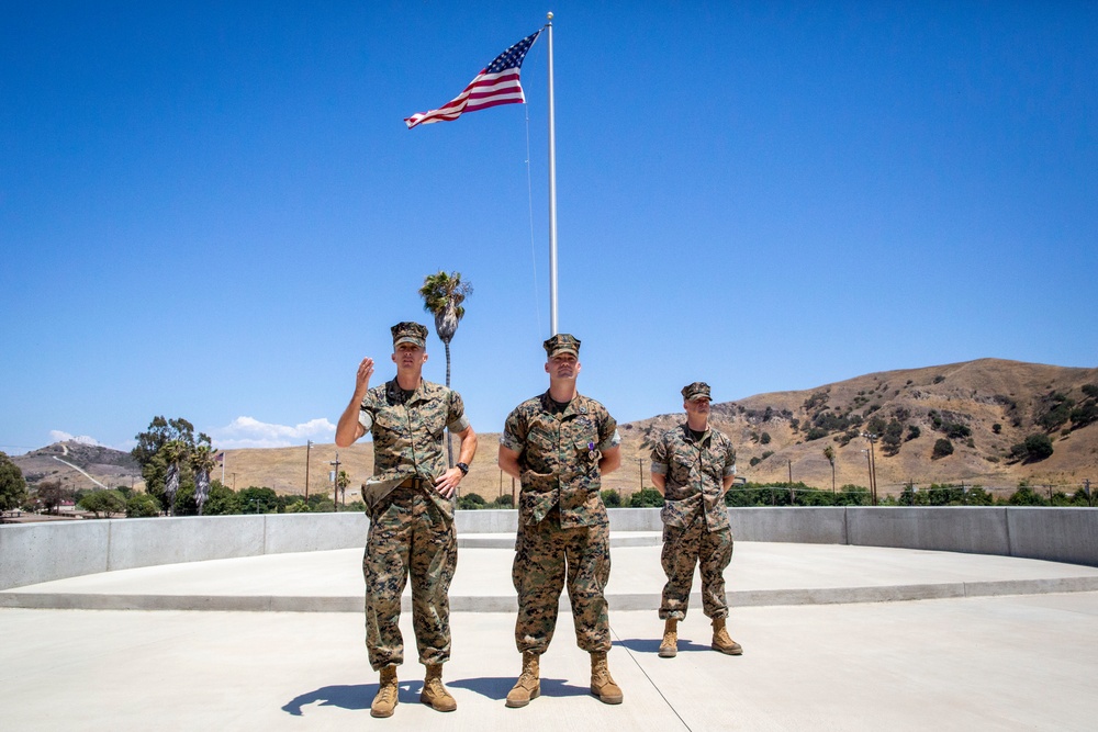 Division Sailor Receives Purple Heart Medal