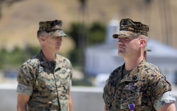 Division Sailor Receives Purple Heart Medal
