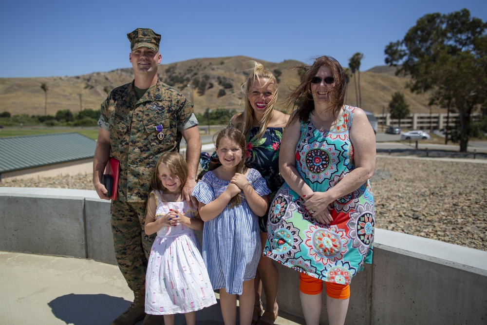 Division Sailor Receives Purple Heart Medal