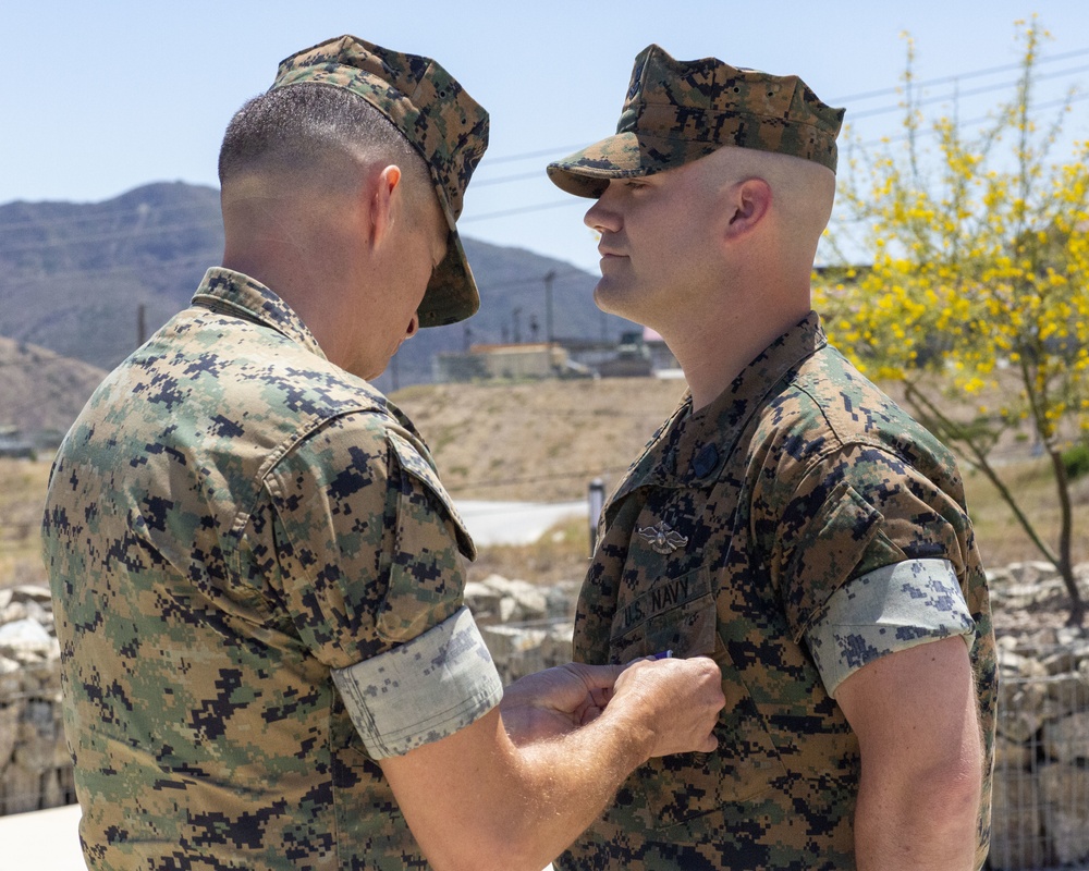 Division Sailor Receives Purple Heart Medal